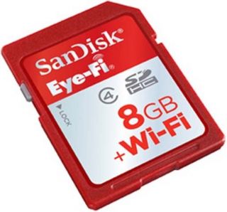 Sandisk Eye Fi 8GB Wi Fi SDHC Card with Wi Fi Wireless Memory Card