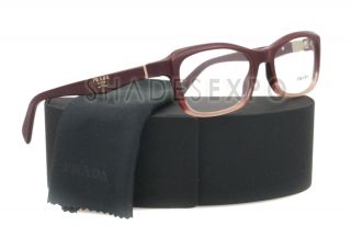 New Prada Eyeglasses VPR 21O Red JAJ 1O1 VPR21O 53mm