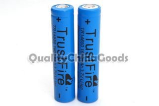 2pcs TrustFire 14650 1600mAh 3.7V Rechargeable Li ion Battery