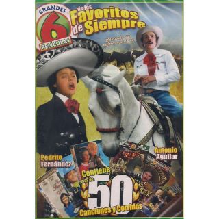   Favoritas De Siempre DVD NEW Pedrito Fernandez Antonio Aguilar Y Mas