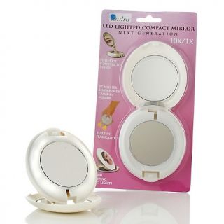 212 038 products led lighted compact mirror with flashlight 2 pack