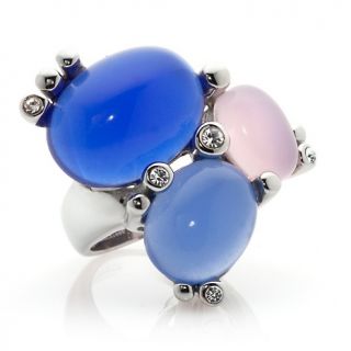 231 583 stately steel multicolor cabochon cluster ring rating be the