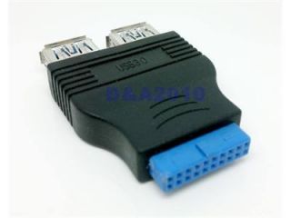 Ports USB 3 0 A Female to Motherboard 20pin Adapter