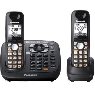  KX TG6582T Expandable Digital Cordless Phone with 2 Handsets