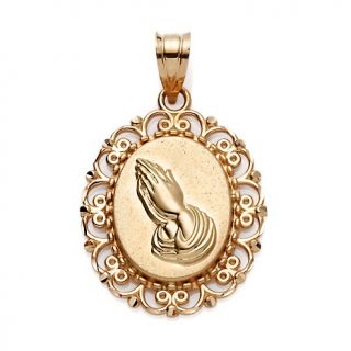 229 660 michael anthony jewelry 10k gold praying hands pendant rating