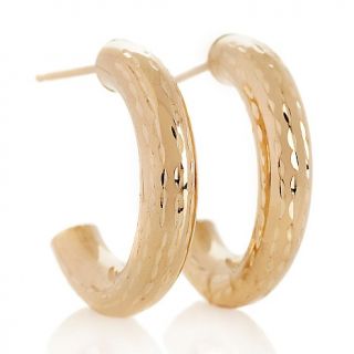 214 265 michael anthony jewelry 10k yellow gold hollow hoop earrings