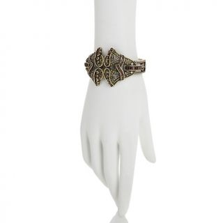 Heidi Daus Brilliant Abundance Crystal Accented Cuff Bracelet