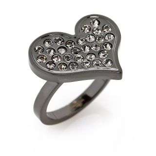 226 566 stately steel pave crystal stainless steel ring rating 2 $ 19