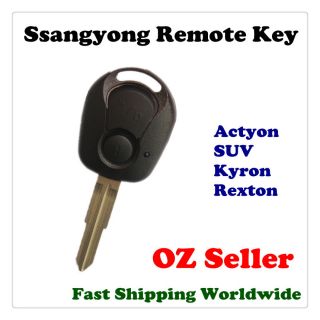 Ssangyong Remote Key Case Suit Actyon SUV Kyron Rexton Replacement