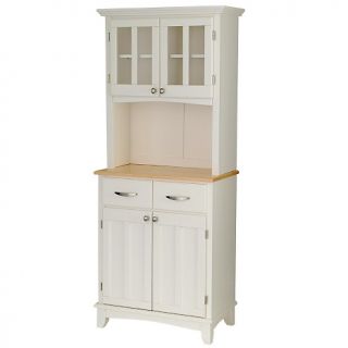 Home Styles Small Buffet Server with Hutch   White