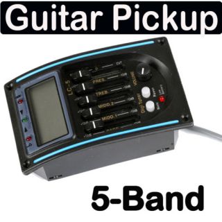 Acoustic Guitar 5 Band EQ Equalizer LCD Tuner Pickup