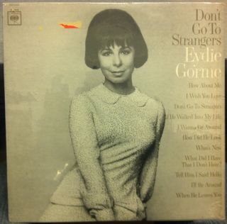 Eydie Gorme DonT Go to Strangers LP VG CL 2476 Vinyl 1966 Record