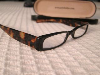 Eyebobs +1.50 Reading Glasses Black Tortoise Thick Eye Frames