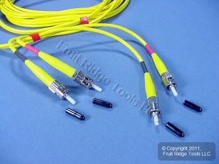 2M Leviton Fiber Optic Patch Cable Cord St St PC SM PCDST S02