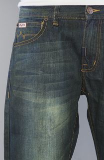 LRG The Murker True Straight Jeans in Dark Indigo Wash