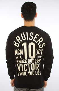 10 Deep Sweatshirt Bruisers Crewneck in Heather Gray   Karmaloop