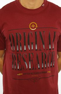 lrg the original research tee in maroon sale $ 18 95 $ 28 00 32 % off