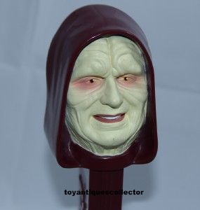  PEZ CANDY DISPENSER EMPEROR PALPATINE 12 INCHES TALL 2005 LUCAS FILM