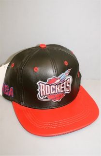 And Still x For All To Envy Vintage Houston Rockets Leather snapback