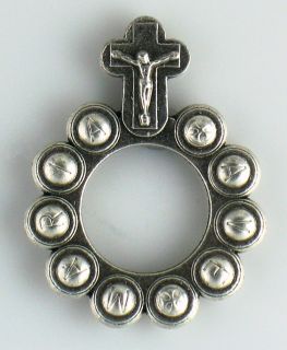this pocket rosary finger rosary is a one decade rosary you can carry