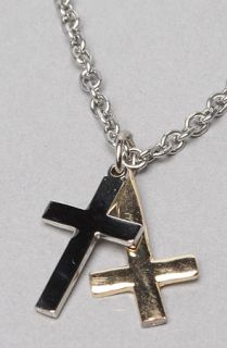 CHRISHABANA The Dark Light Cross Necklace
