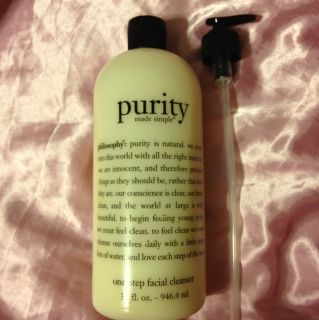 Philosophy PURITY One Step Facial Cleanser 32 oz SEALED With Pump
