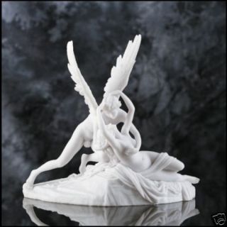 Eros and Psyche Statue Cupid Figurine Classic White Resin Cupid Love