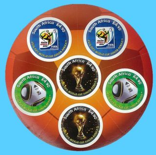 South Africa Stamp 2010 FIFA World Cup Logo Sport