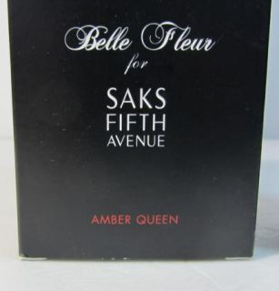 NEW  Amber Queen Candle by Belle Fleur SUPER RARE