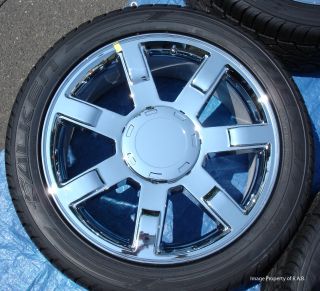 Cadillac Escalade 22 factory chrome wheels with tires! *new*
