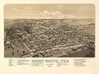 honey grove tx 1886 size 18 x 24 x also available in 20 x 28 or 24 x