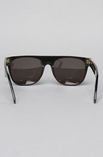 Super Sunglasses The Large Flat Top Sunglasses in Black  Karmaloop