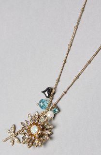 Betsey Johnson The Enchanted Garden Dragonfly Pendant Necklace