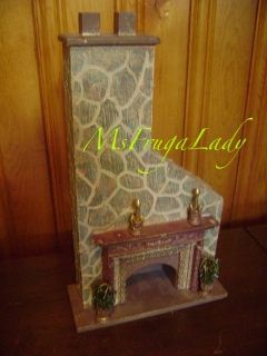 Christmas Thanksgiving HOLIDAY craft FIREPLACE Mantle DECORATION