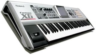 Roland Fantom x6 61 Key Sampling Synthesizer Workstation Synth Great
