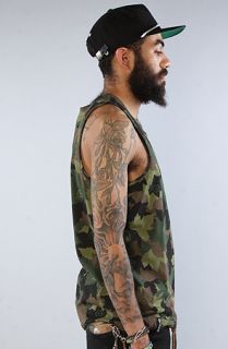 LRG The Children Of Vision Camo Tank in Olive
