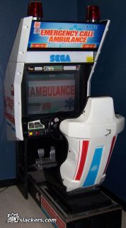 Segas Emergency Call Ambulance Arcade Machine Great Shape Look