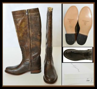 True Religion Womens Farah Boots US 6 M NIB $375 Leather Distressed