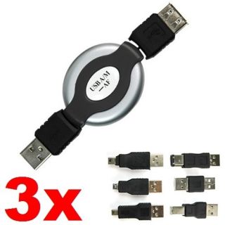 3X 6 in 1 USB Adapter Cable to Firewire IEEE 1394 Mini