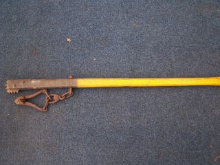  Antique Wood Handle Wire Fence Stretcher Puller Hand Farm Tool