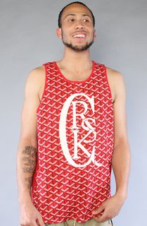 Crooks and Castles The Go Crooks Tank Top in Red