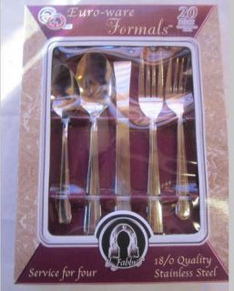 Euro Ware Formals Stainless Steel Cutlery Set Service for 4 , 20 piece