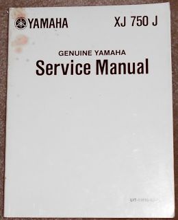 1983 Yamaha XJ750 J Factory Service Manual Lit 11616 XJ 71
