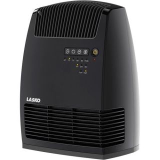 Lasko Electronic Fan Forced Portable Space Heater w Thermostat and