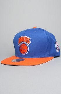 Mitchell & Ness The NBA Wool Snapback Hat in Blue Orange  Karmaloop
