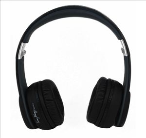 Fanny Wang FW 1003 Black Classic Style Headphones w Inline Remote and