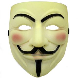 VENDETTA Maske Mask Guy Fawkes Freiheit Anonymous Replika Demo Anti