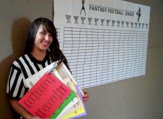 Fantasy Football Draft Board Kit Player Labels 16T20R CBS ESPN NFL
