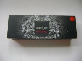 Croc Infrared Black 1 Flat Iron New in Box