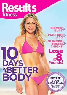 Results Fitness 10 Days to a Better Body, New DVD, Cindy Whitmarsh